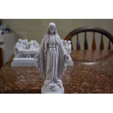 Escultura Nossa Senhora Imaculada Po Marmore 18cm Made Italy