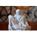 Escultura Pietá Michelangelo Po Marmore 12cm Made Italy