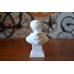 Escultura Busto São Francisco De Assis Po Marmore 11cm Italy