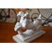 Escultura Biga Romana Po De Marmore 14cm Made In Italy
